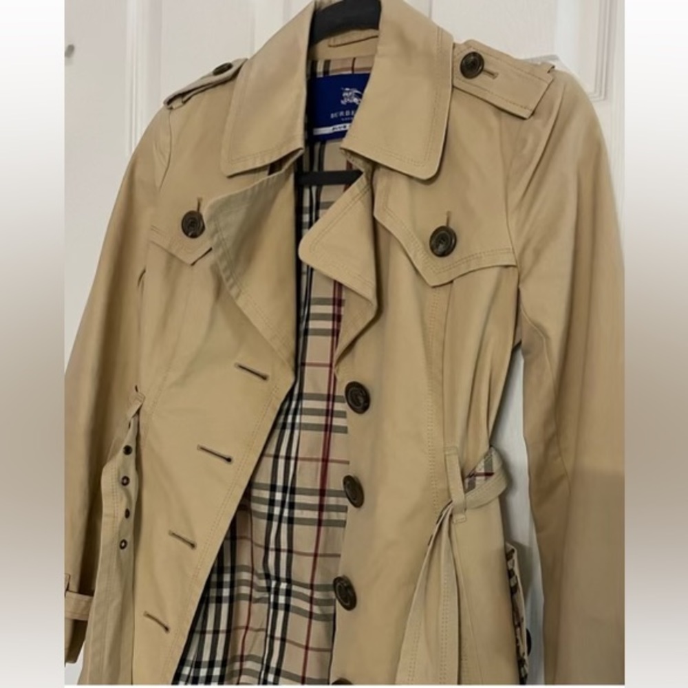Authentic Burberry Khaki Trench Coat